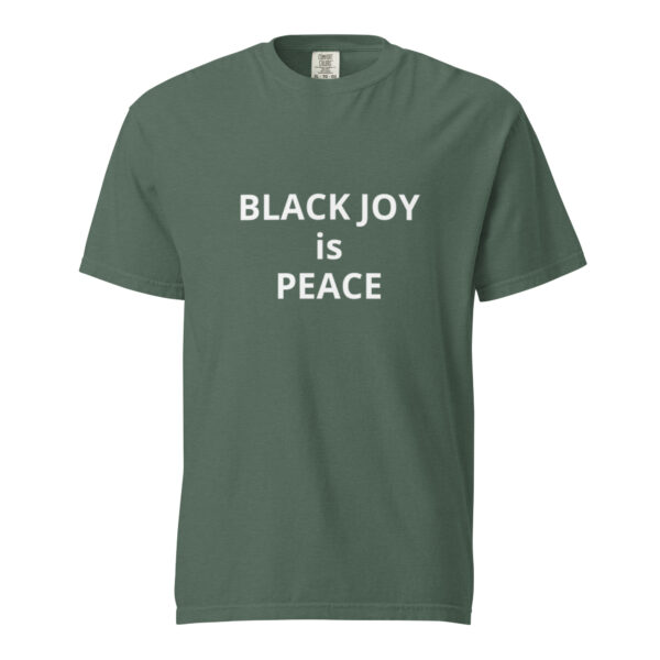 Black Joy is Peace - Unisex garment-dyed heavyweight t-shirt - Image 17