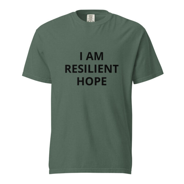 I am Resilient Hope - Unisex garment-dyed heavyweight t-shirt - Image 9