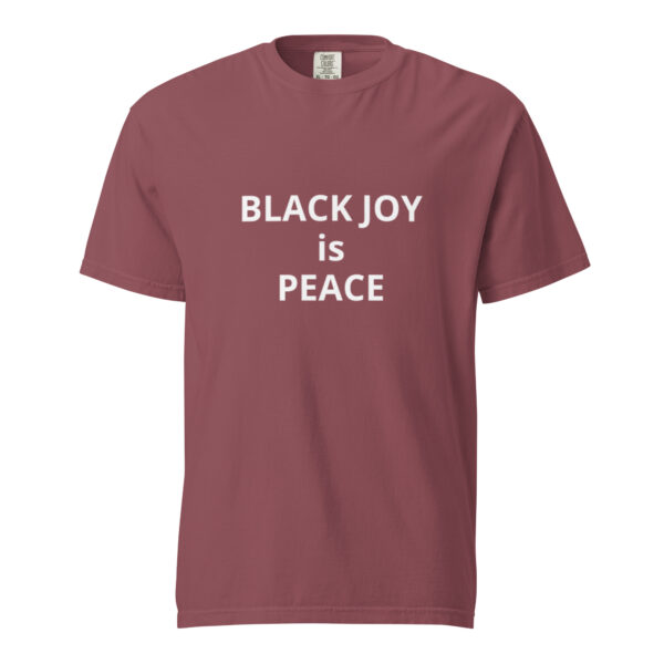 Black Joy is Peace - Unisex garment-dyed heavyweight t-shirt - Image 13