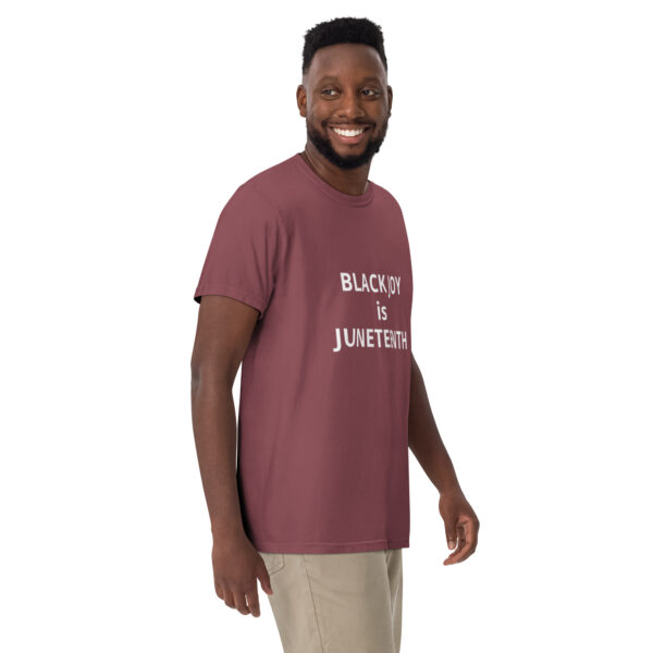 Black Joy is Juneteenth - Unisex garment-dyed heavyweight t-shirt - Image 7