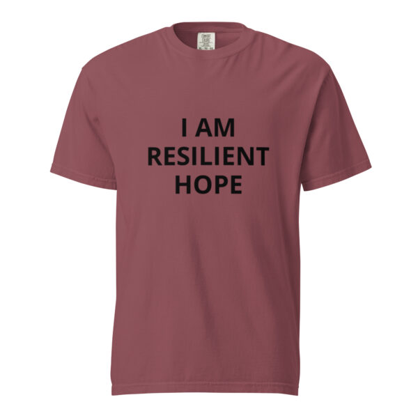 I am Resilient Hope - Unisex garment-dyed heavyweight t-shirt - Image 5