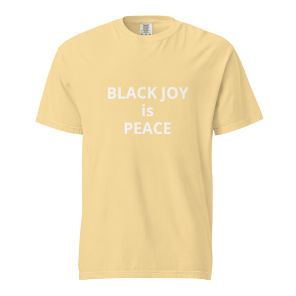 Black Joy is Peace - Unisex garment-dyed heavyweight t-shirt - Image 45