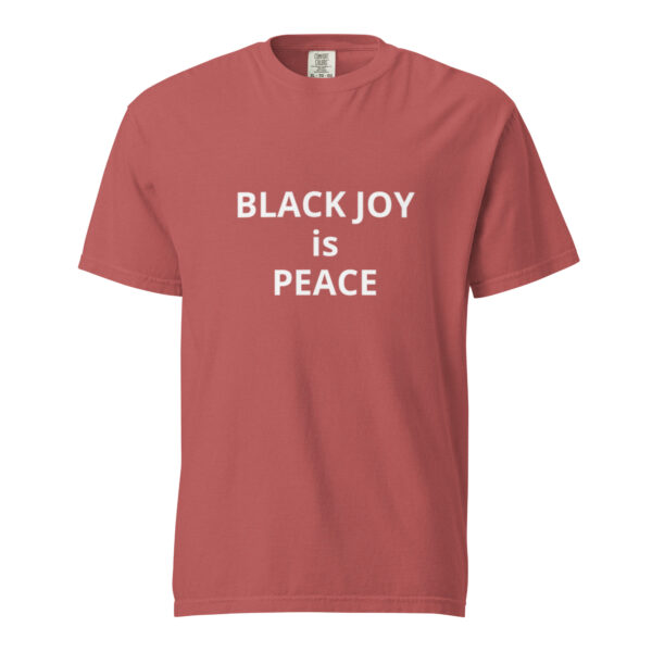 Black Joy is Peace - Unisex garment-dyed heavyweight t-shirt - Image 21