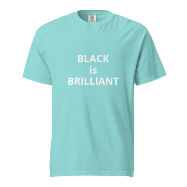 Black is Brilliant - Unisex garment-dyed heavyweight t-shirt - Image 37