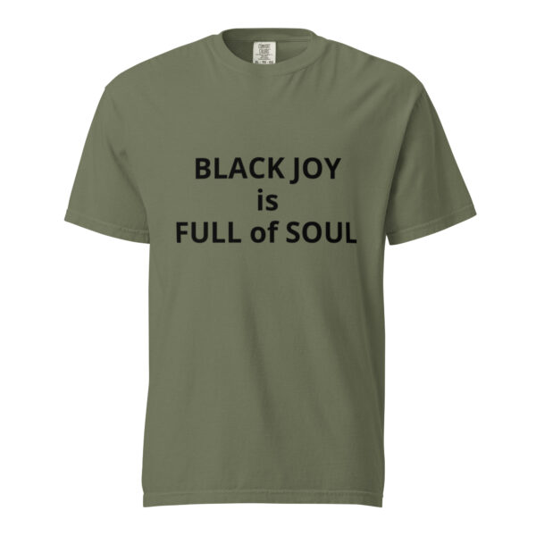 Black Joy is Full of Soul - Unisex garment-dyed heavyweight t-shirt - Image 13