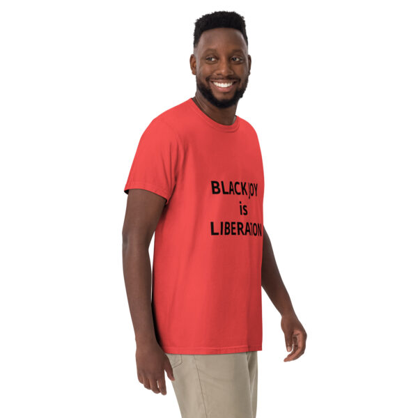 Black Joy is Liberation - Unisex garment-dyed heavyweight t-shirt - Image 8