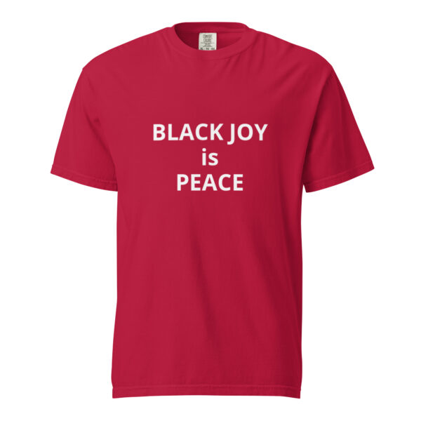 Black Joy is Peace - Unisex garment-dyed heavyweight t-shirt - Image 5