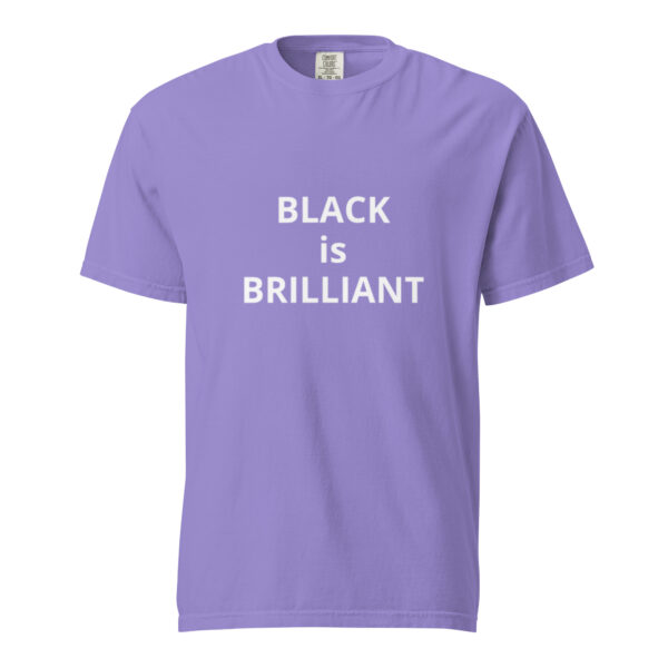 Black is Brilliant - Unisex garment-dyed heavyweight t-shirt - Image 29