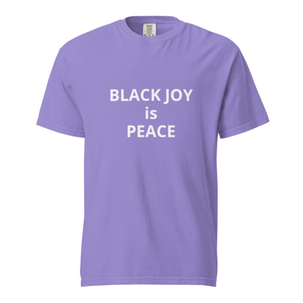 Black Joy is Peace - Unisex garment-dyed heavyweight t-shirt - Image 33