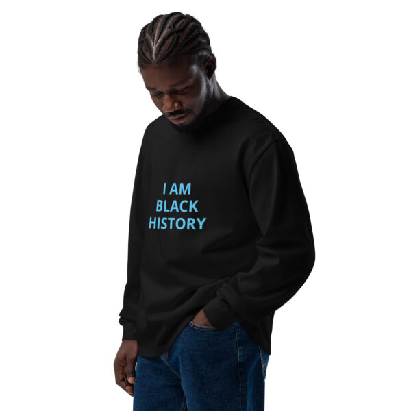 I Am Black History - Premium heavyweight long sleeve shirt