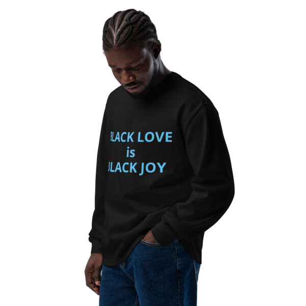 Black Love is Black Joy - Premium heavyweight long sleeve shirt - Image 2