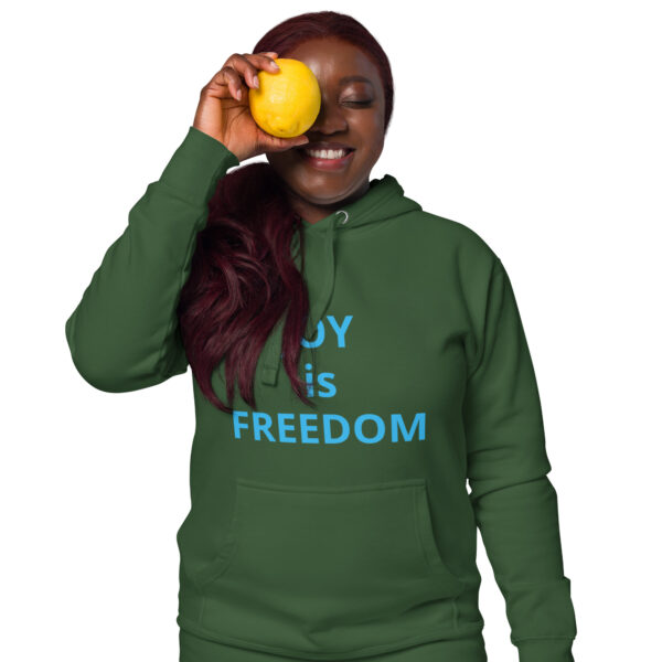 Joy is Freedom - Unisex Hoodie - Image 6