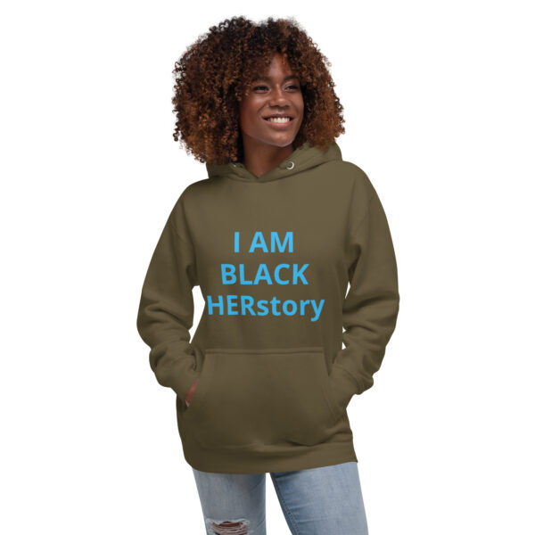 I am Black HERstory - Unisex Hoodie - Image 41