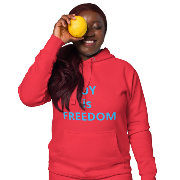 Joy is Freedom - Unisex Hoodie - Image 7