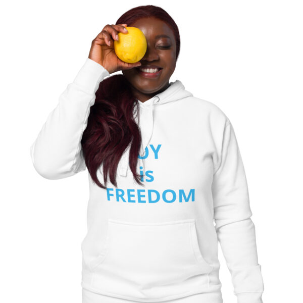 Joy is Freedom - Unisex Hoodie - Image 9