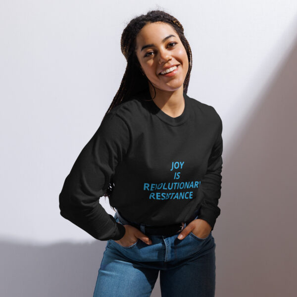 JOY is Revolutionary Resistance - Garment-dyed heavyweight long-sleeve shirt - Image 11