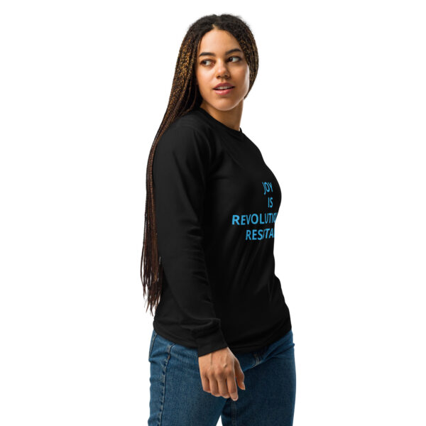 JOY is Revolutionary Resistance - Garment-dyed heavyweight long-sleeve shirt