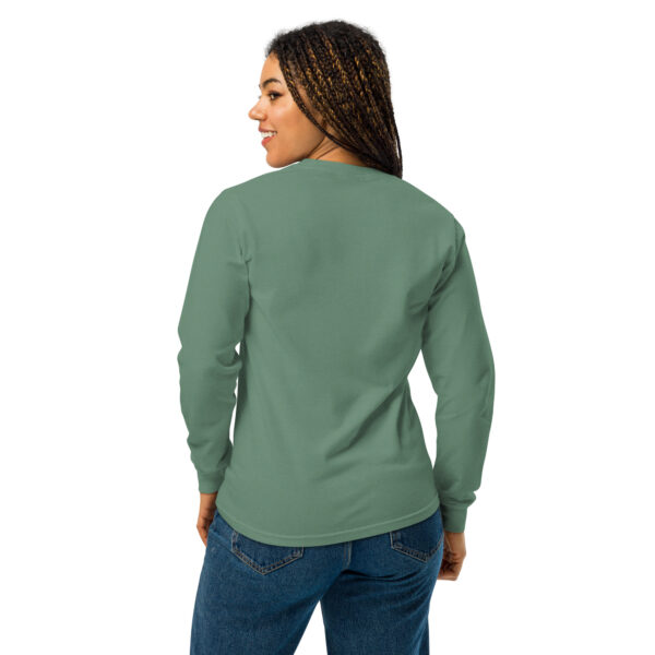 Black Women Health, Healing, Harmony & Hope - Garment-dyed heavyweight long-sleeve shirt - Image 9