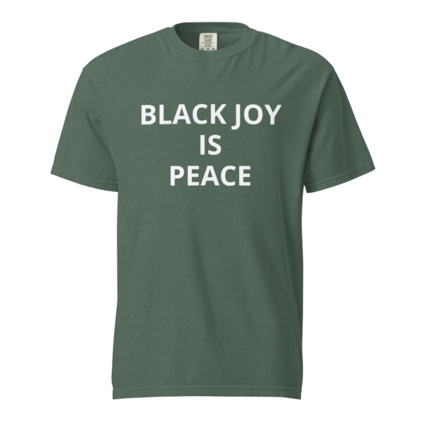 Black Joy Is Peace - Unisex garment-dyed heavyweight t-shirt - Image 50