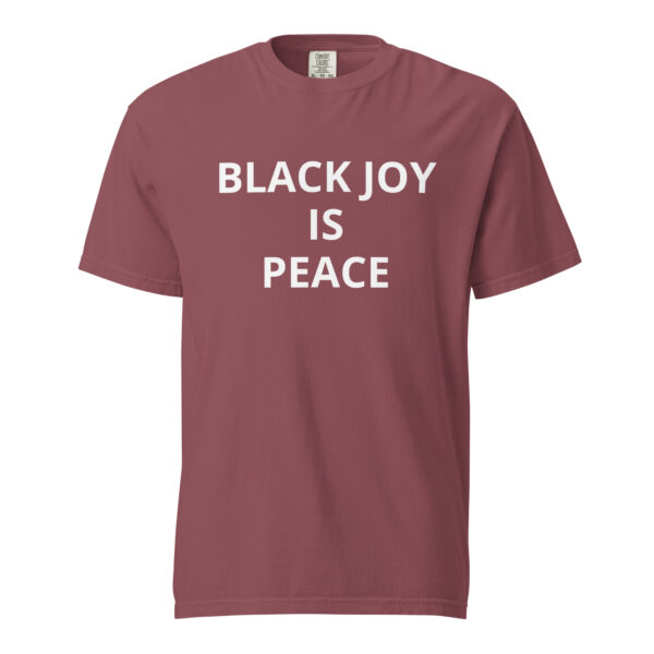 Black Joy Is Peace - Unisex garment-dyed heavyweight t-shirt - Image 46