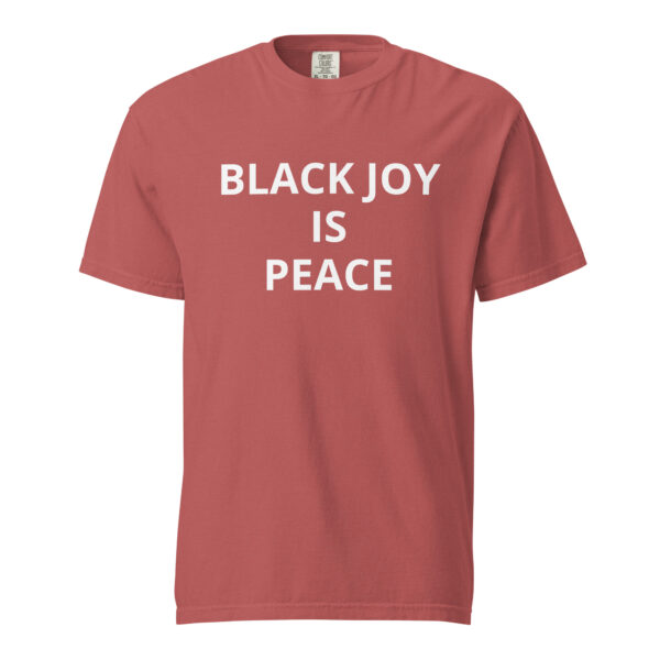 Black Joy Is Peace - Unisex garment-dyed heavyweight t-shirt - Image 54