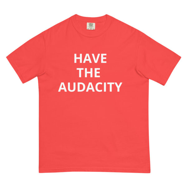 Have the Audacity - Unisex garment-dyed heavyweight t-shirt