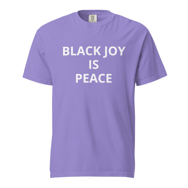 Black Joy Is Peace - Unisex garment-dyed heavyweight t-shirt - Image 66