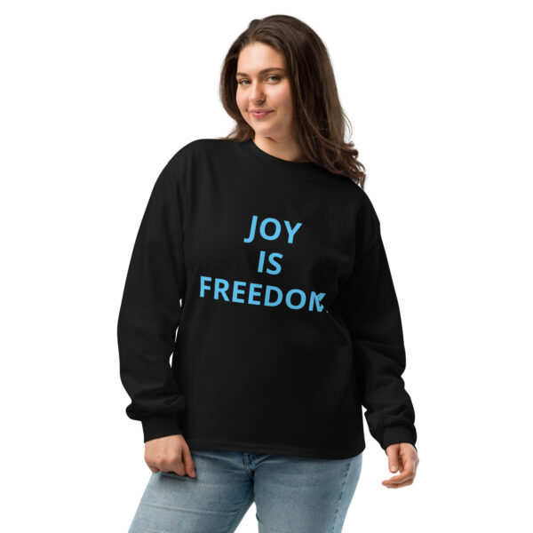 Joy Is Freedom - Premium heavyweight long sleeve shirt - Image 2