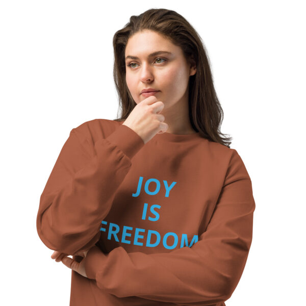 Joy Is Freedom - Premium heavyweight long sleeve shirt - Image 7