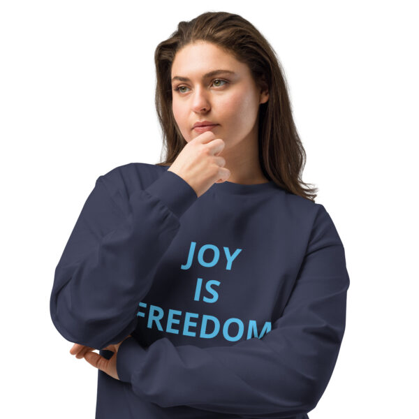 Joy Is Freedom - Premium heavyweight long sleeve shirt - Image 5