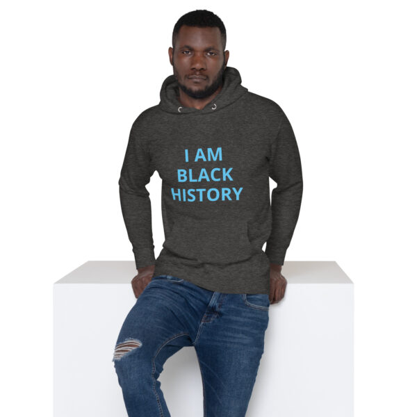 I am Black History - BACE Logo on back - Unisex Hoodie - Image 12