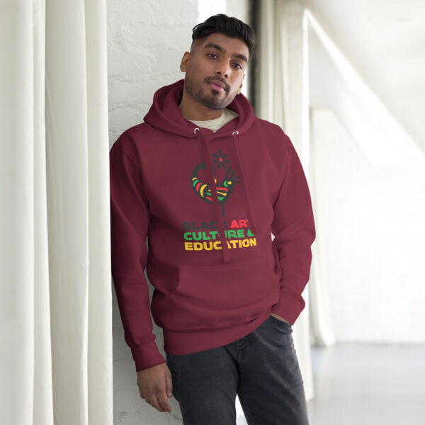 Front BACE logo - Back - BACE Icon - Unisex Hoodie - Image 2