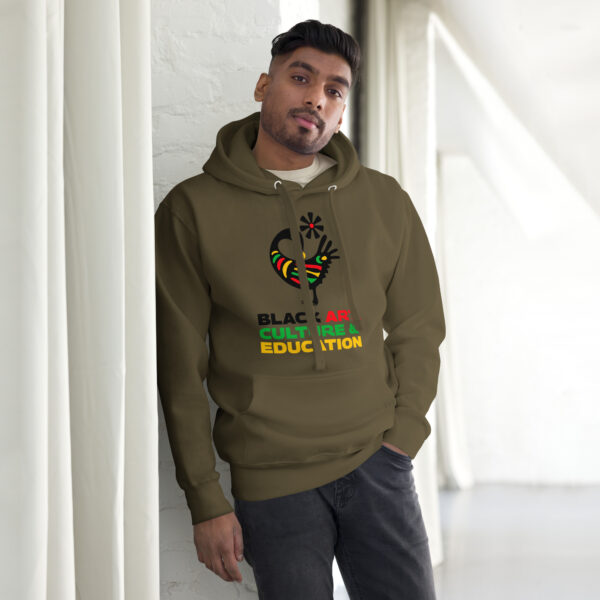 Front BACE logo - Back - BACE Icon - Unisex Hoodie - Image 10