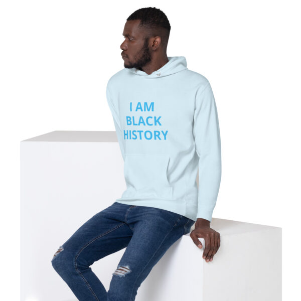 I am Black History - BACE Logo on back - Unisex Hoodie - Image 48