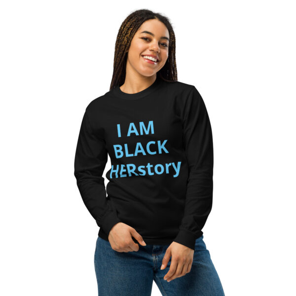 I Am HERstory - Garment-dyed heavyweight long-sleeve shirt