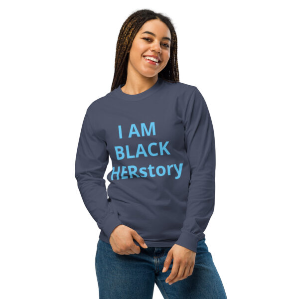 I Am HERstory - Garment-dyed heavyweight long-sleeve shirt - Image 5