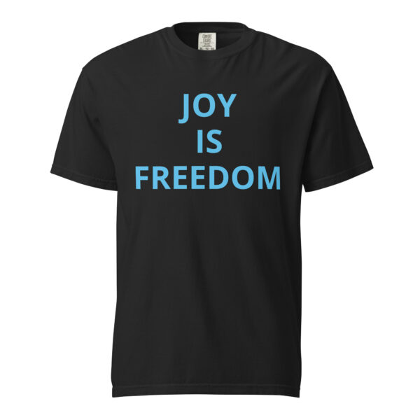 JOY is FREEDOM - Unisex garment-dyed heavyweight t-shirt