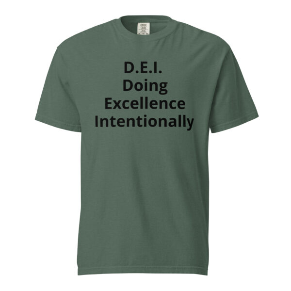 D.E.I. (Doing Excellence Intentionally) - Unisex garment-dyed heavyweight t-shirt - Image 10