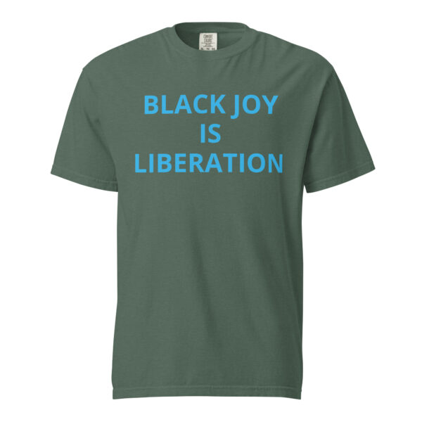 Black Joy is Liberation - Unisex garment-dyed heavyweight t-shirt - Image 17