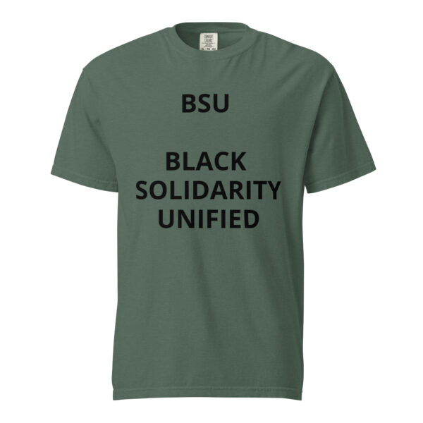 BSU - Black Solidarity Unified - Unisex garment-dyed heavyweight t-shirt - Image 40