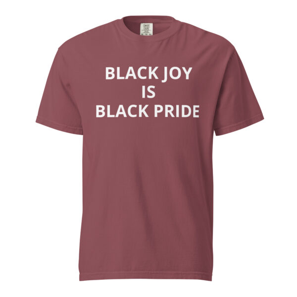 Black Joy Is Black Pride - Unisex garment-dyed heavyweight t-shirt - Image 42