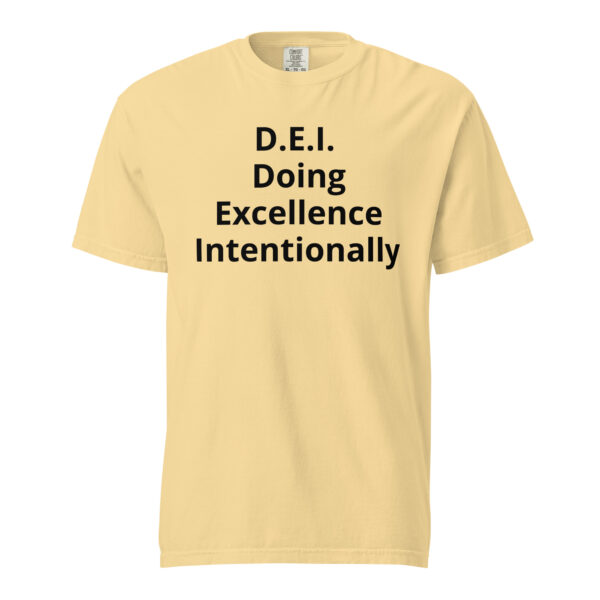 D.E.I. (Doing Excellence Intentionally) - Unisex garment-dyed heavyweight t-shirt - Image 38