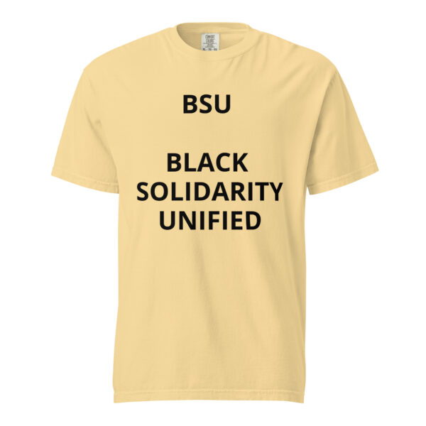 BSU - Black Solidarity Unified - Unisex garment-dyed heavyweight t-shirt - Image 60