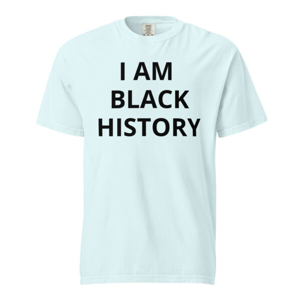 I AM BLACK HISTORY - Unisex garment-dyed heavyweight t-shirt - Image 41