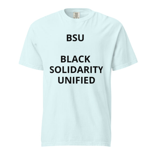 BSU - Black Solidarity Unified - Unisex garment-dyed heavyweight t-shirt - Image 64