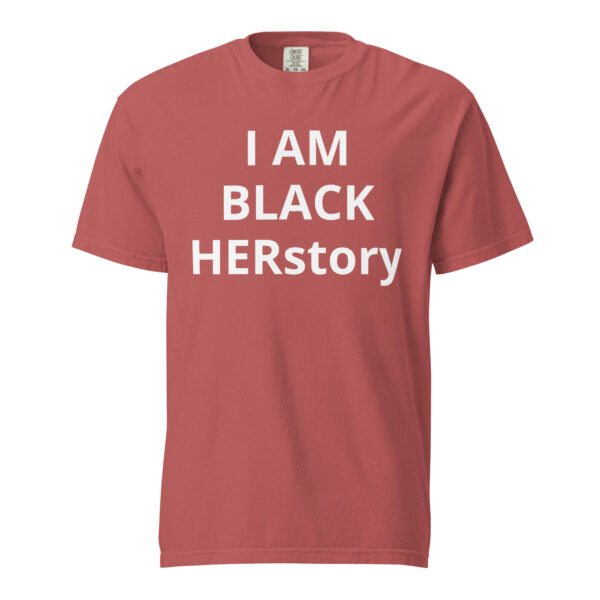 I am Black HERstory - Unisex garment-dyed heavyweight t-shirt - Image 21