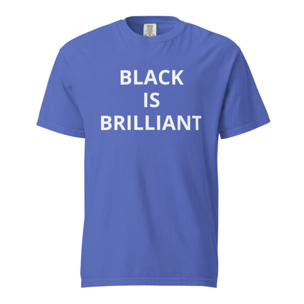 Black Is Brilliant - Unisex garment-dyed heavyweight t-shirt - Image 73