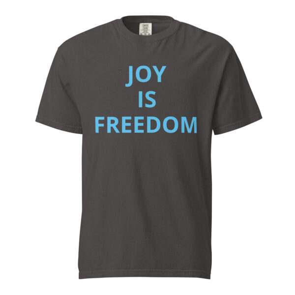 JOY is FREEDOM - Unisex garment-dyed heavyweight t-shirt - Image 13