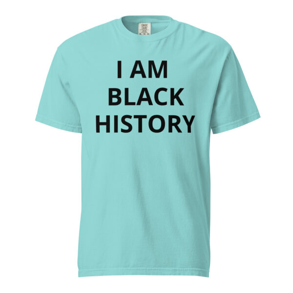 I AM BLACK HISTORY - Unisex garment-dyed heavyweight t-shirt - Image 33