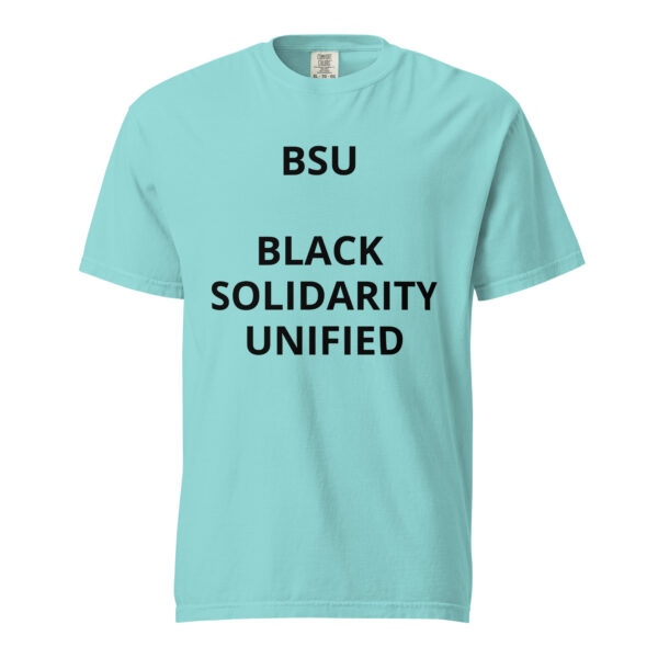 BSU - Black Solidarity Unified - Unisex garment-dyed heavyweight t-shirt - Image 56